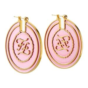 FENDI TRANSPARENT HOOPS